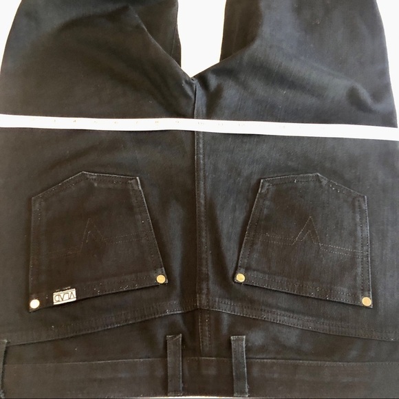 Custom Tailor-Made Black Denim Jeans Slim Fit Waist size 36 Inseam 33 - Picture 16 of 16